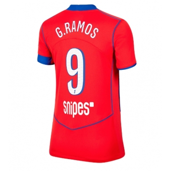 Billige Fotballdrakt Paris Saint-Germain Goncalo Ramos #9 Replika Tredjedrakt Dame 2025-26 Kortermet